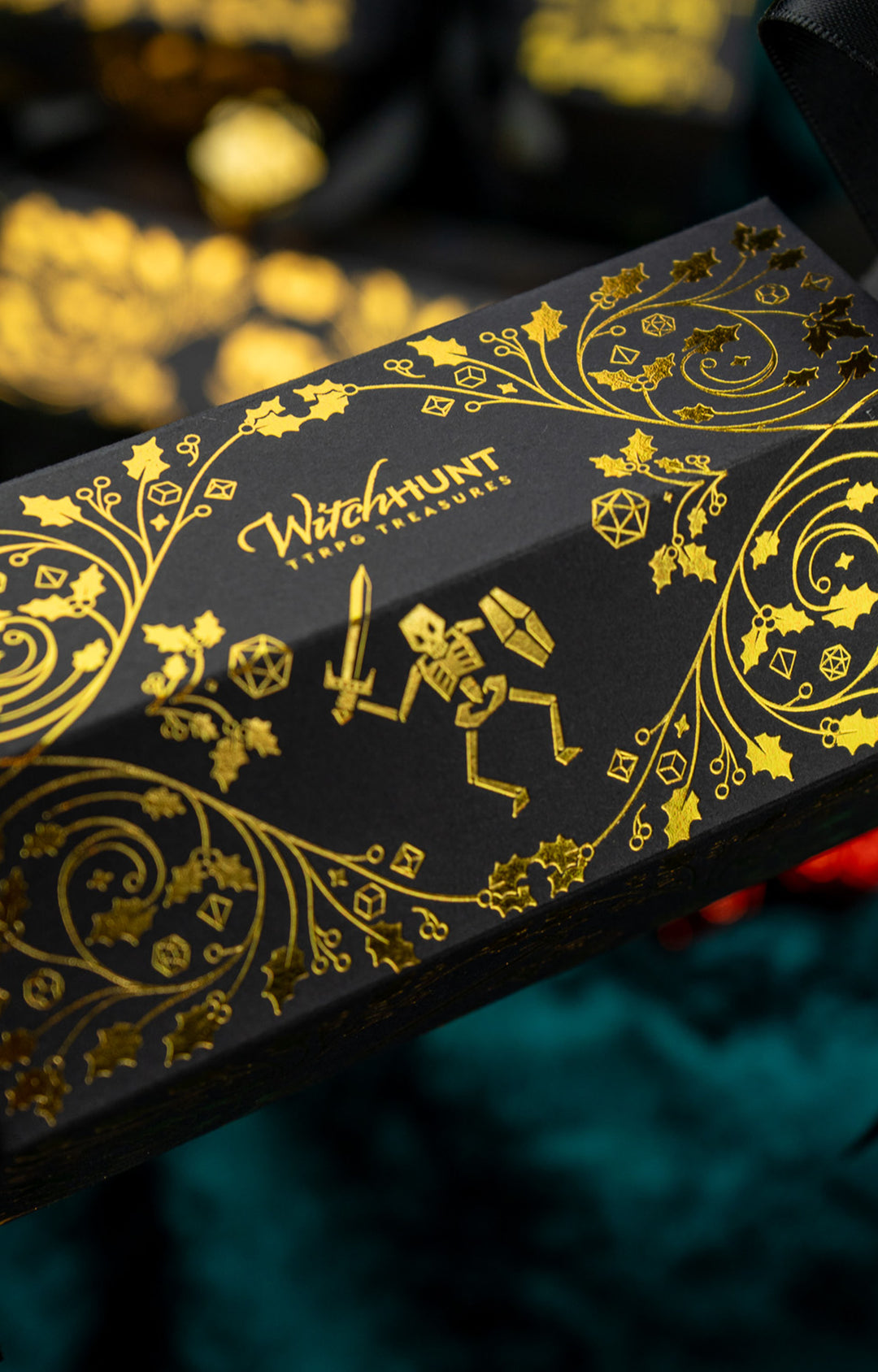 TTRPG Christmas Cracker with Mystery Dice Set