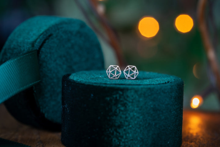 D20 Stud Earrings