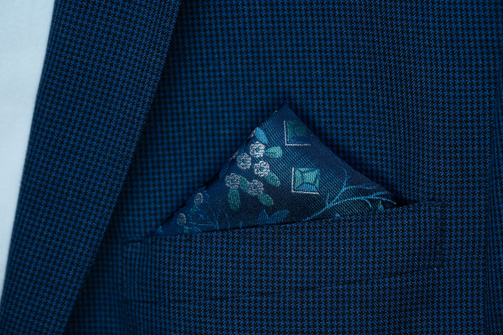 Pocket Square: Floral Hidden Dice