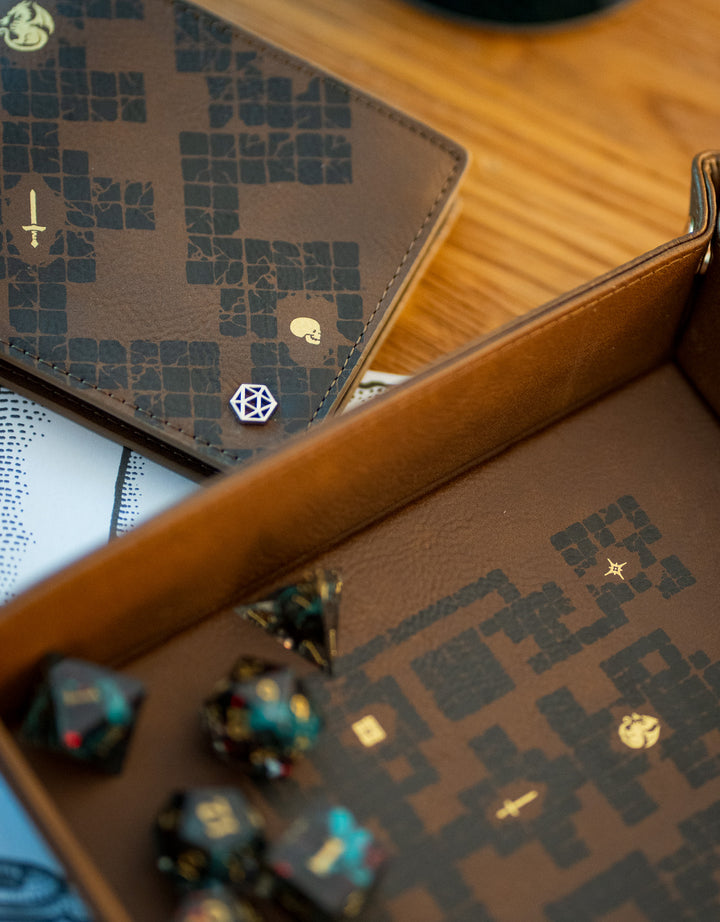 BUNDLE: Dungeon Delver - Wallet and Dice Tray
