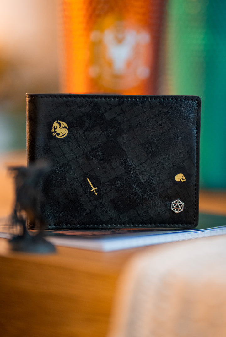 Vegan Leather TTRPG Wallet: Dungeon Delver