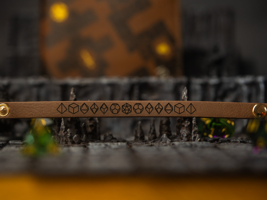 Dungeon Delver Vegan Leather Bracelet