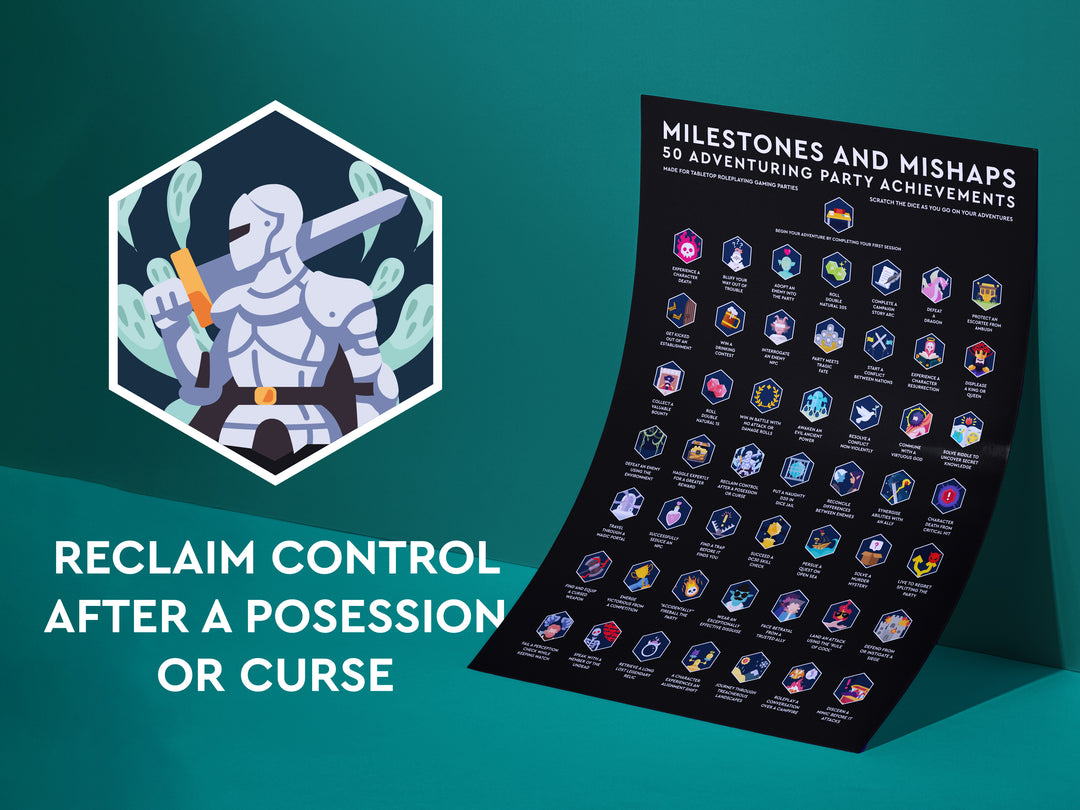 Scratch-Off Poster: Milestones and Mishaps