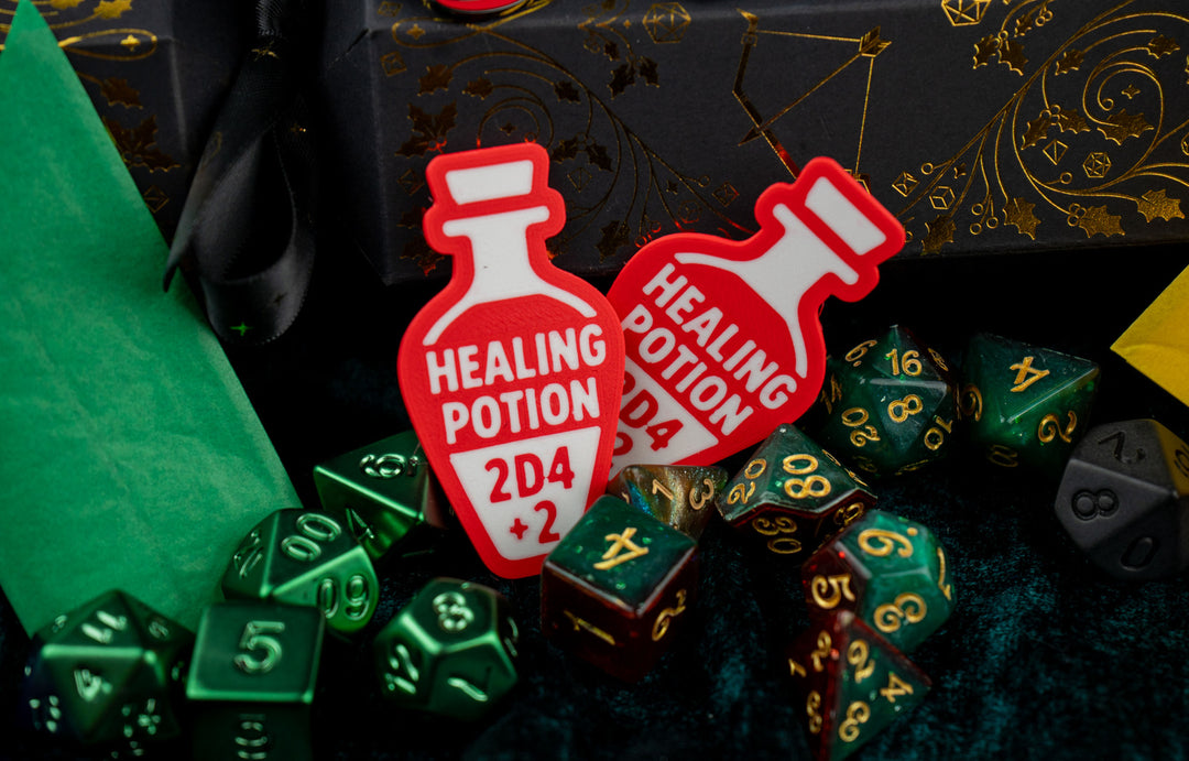 TTRPG Christmas Cracker with Mystery Dice Set