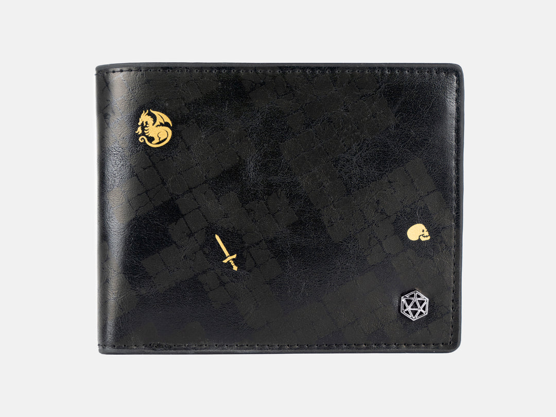 Vegan Leather TTRPG Wallet: Dungeon Delver