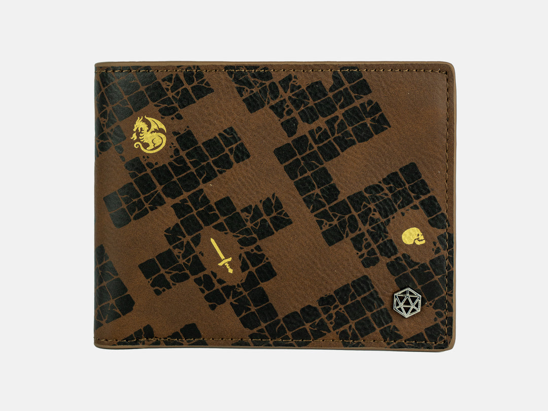 Vegan Leather TTRPG Wallet: Dungeon Delver