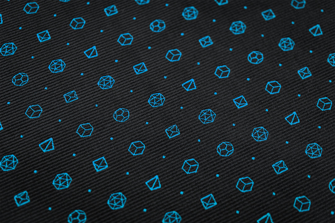 Pocket Square: Polyhedral Dice Pattern