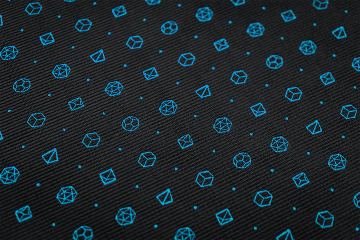 Pocket Square: Polyhedral Dice Pattern