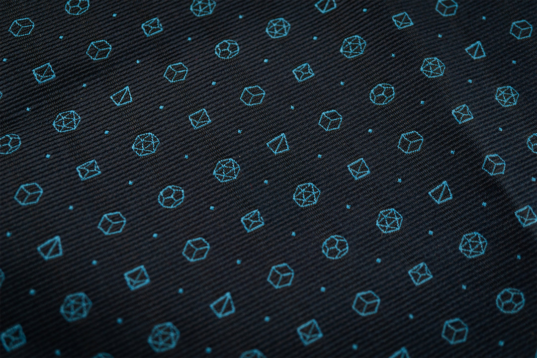 Pocket Square: Polyhedral Dice Pattern