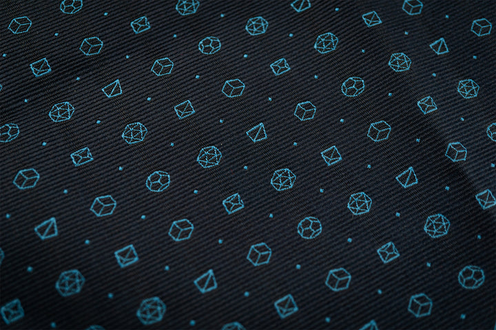 Pocket Square: Polyhedral Dice Pattern