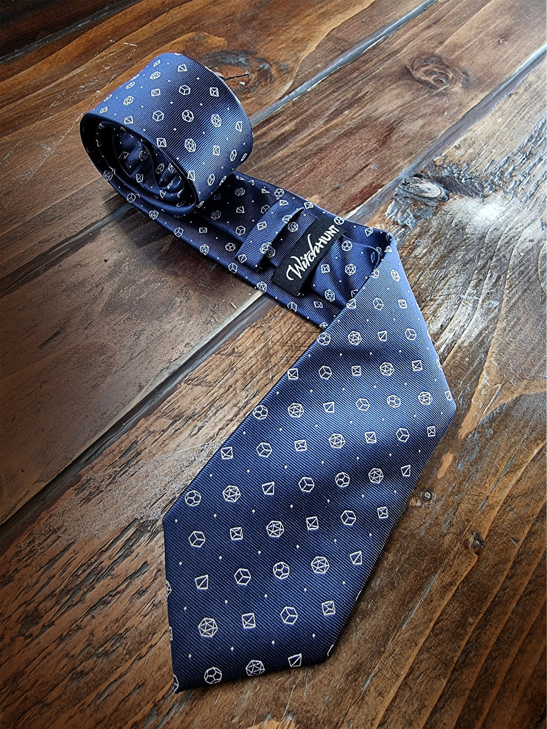 The Original Stylish Polyhedral Dice Necktie - Dice Tie - D&D Dungeon Master's Gift - DnD Accessory