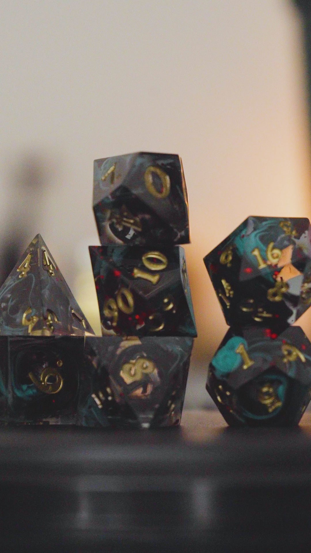 Dice Set: Phantom Rose