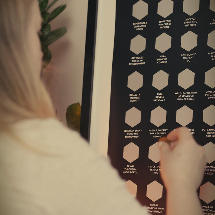 Scratch-Off Poster: Milestones and Mishaps