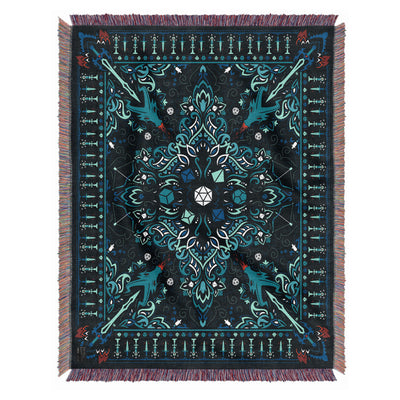 Traditional Fantasy Woven Tapestry Blanket