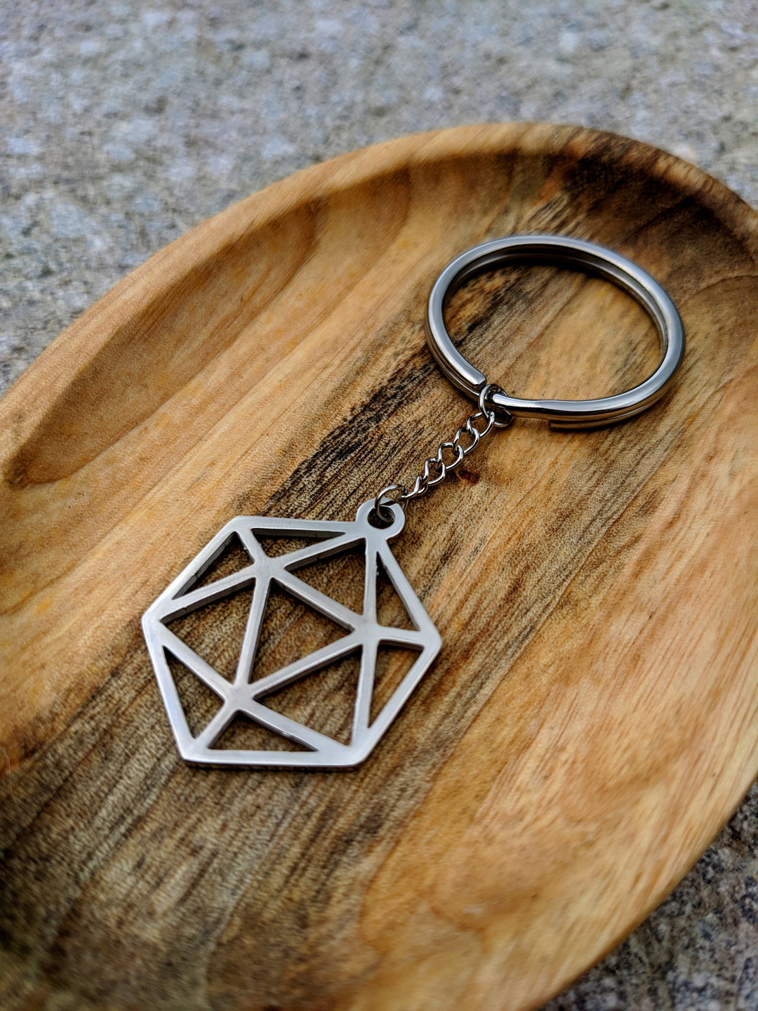 D20 Keyring