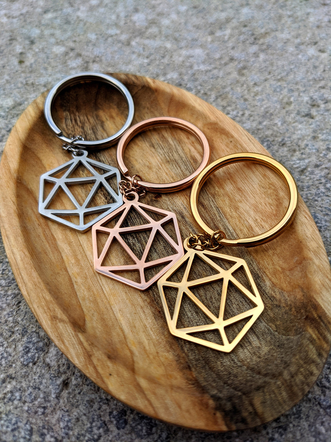 D20 Keyring