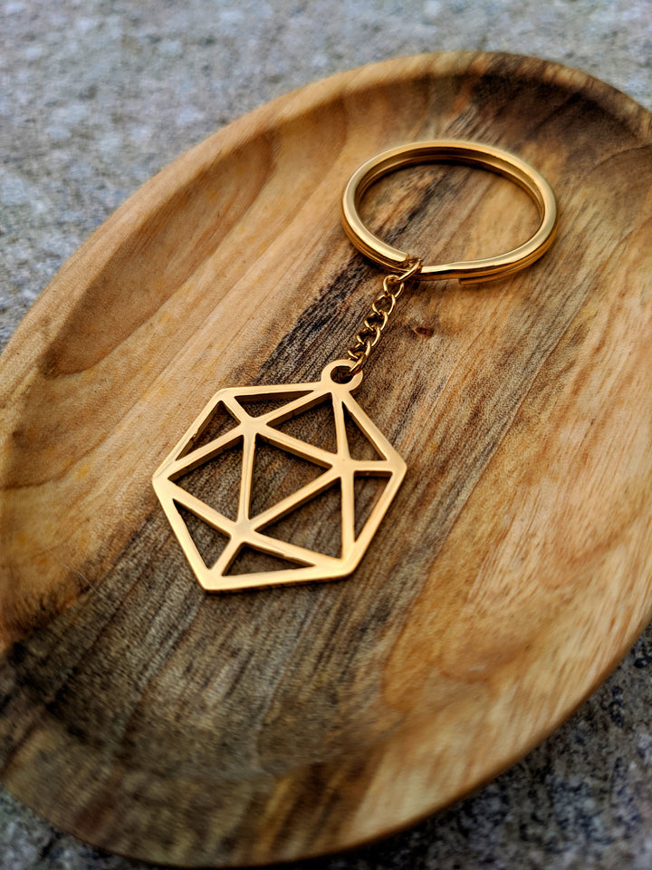 D20 Keyring