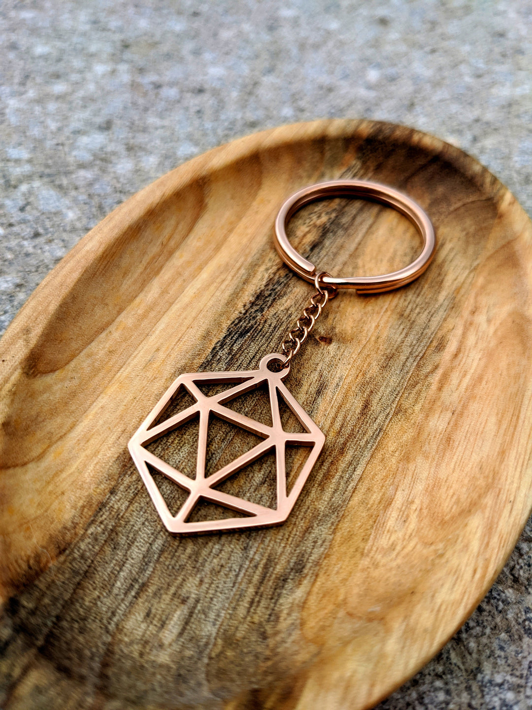 D20 Keyring