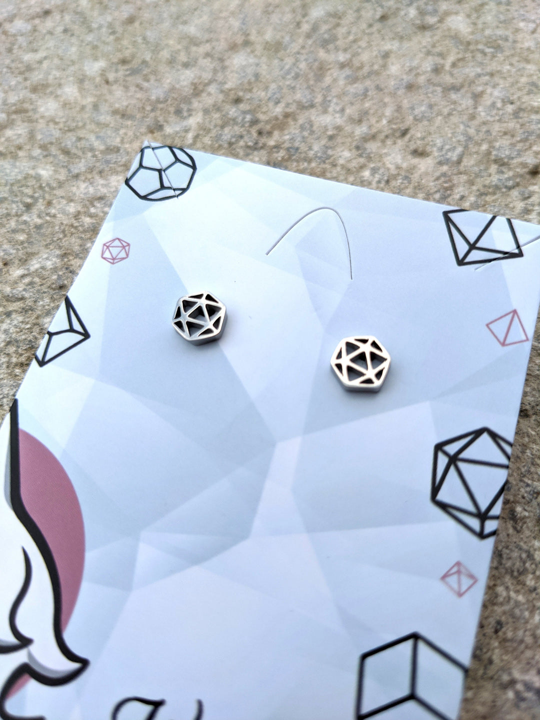 D20 Stud Earrings