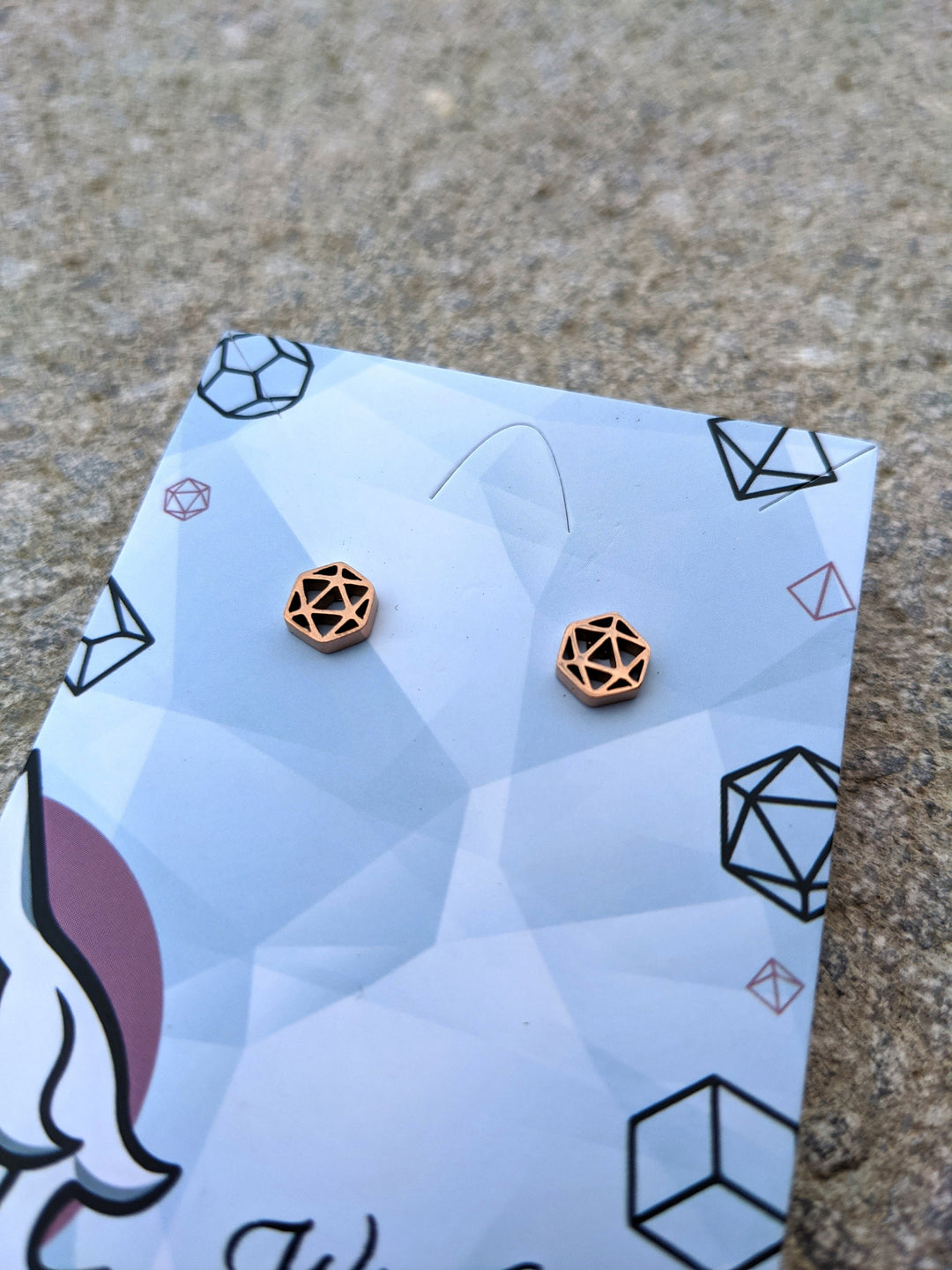 D20 Stud Earrings